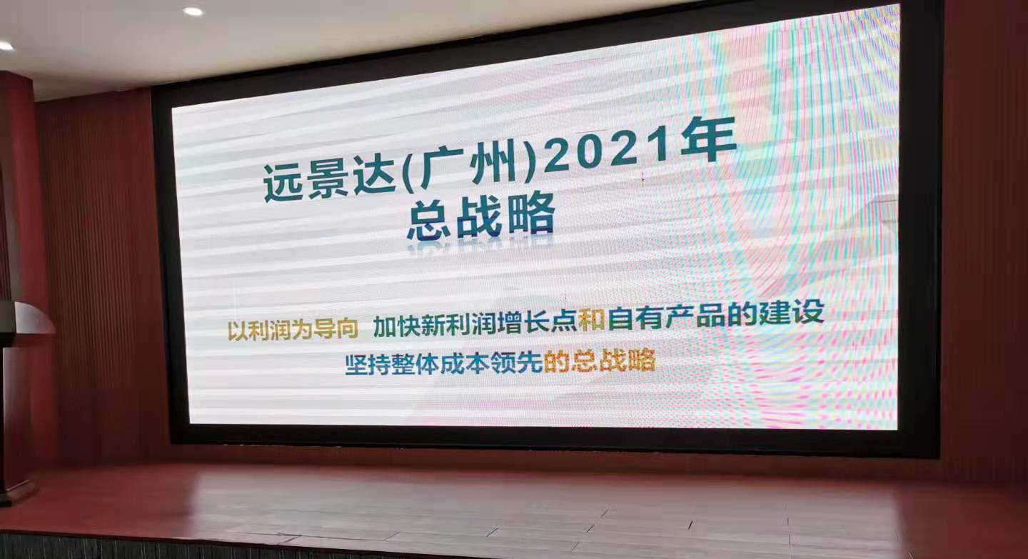 远景达2021年总战略